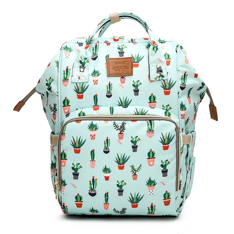 

Dust- resistant Waterproof Fashion Diaper Bag Baby Care Nappy Bag Travel Backpack