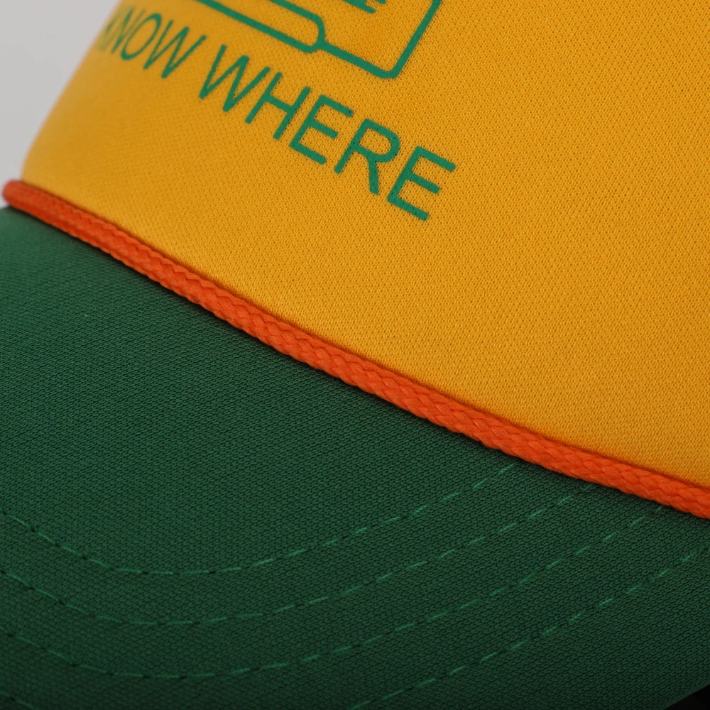 2019 Strange Things Dustin Hat Retro Mesh Trucker Cap Yellow Green 85 Know Where Adjustable Cap Gifts Halloween (12)