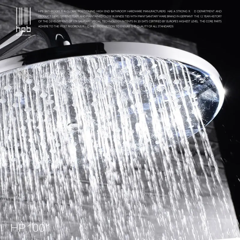 Brass Bathroom Hot And Cold Water Mixer Bath Shower Set Faucet torneira banheiro Air Injection Shower Head HP1001