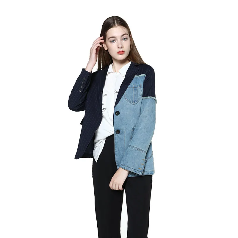 denim suit jacket womens