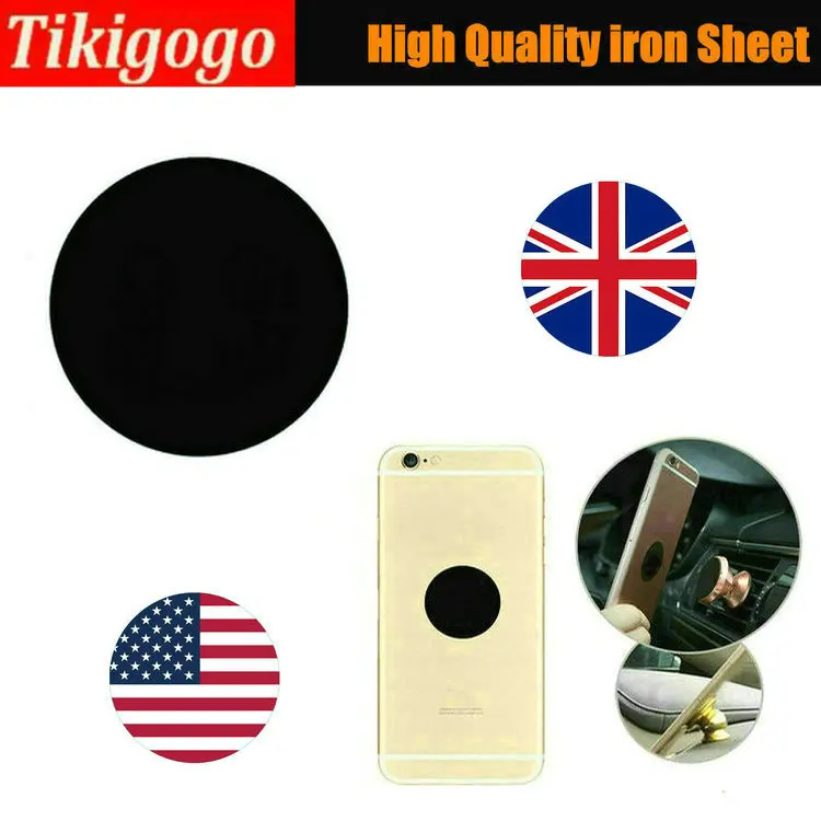 High Quality 3cm Diameter US UK Flag Matte iron Sheet