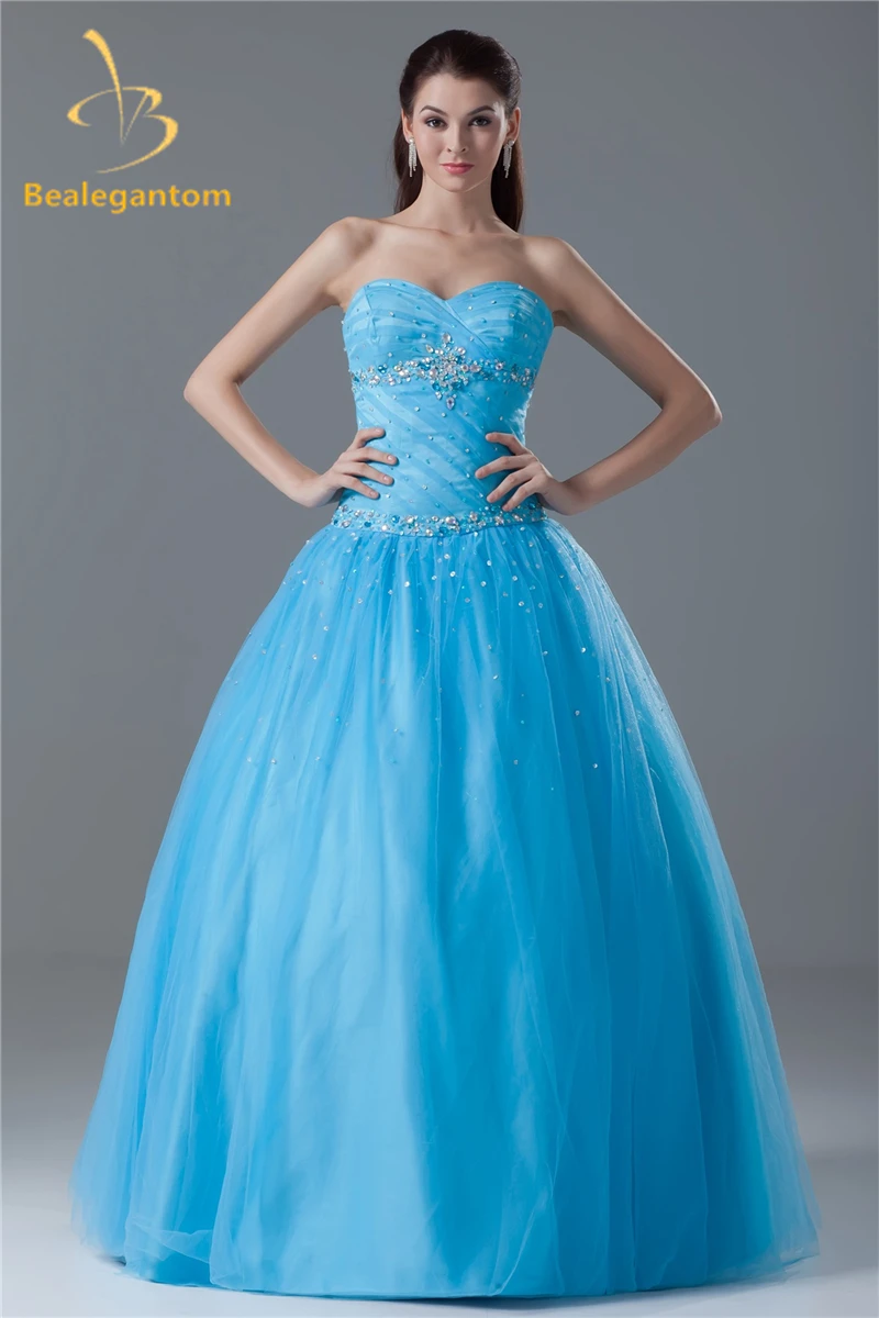

Bealegantom Fashion Crystal A-Line Quinceanera Dresses 2017 With Beading Sequined Sweet 16 Dresses Vestido Debutante Gowns BQ0-8