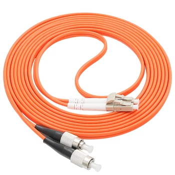 

10pcs /lot LSZH multi mode Duplex fiber optic patch cord LC/UPC-FC/UPC fiber optic patch cord