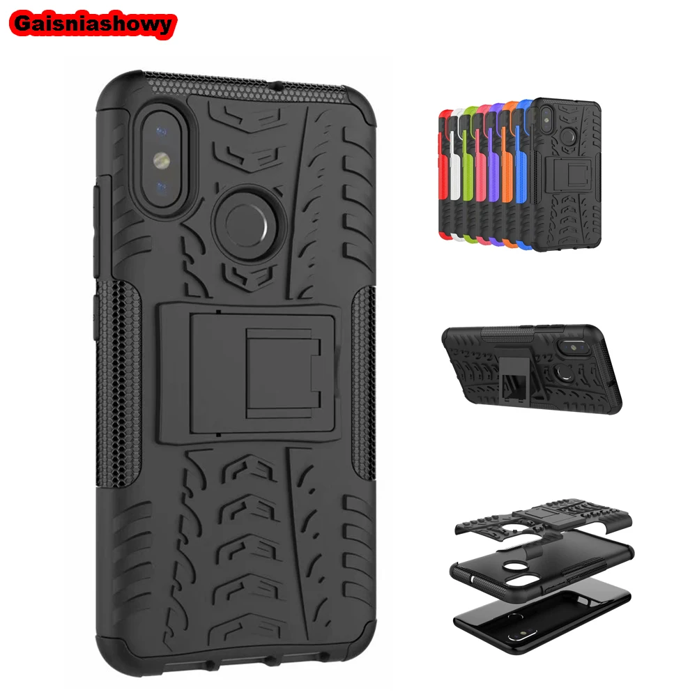 Case For Xiaomi Redmi Note 5 Pro Shockproof Armor Hard PC Silicone Soft TPU Phone Cover Shell |