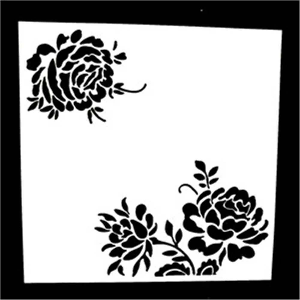 

1PC Chrysanthemum Shaped Reusable Stencil Airbrush Painting Art DIY Home Decor Scrap booking Album Crafts Gifts HOT