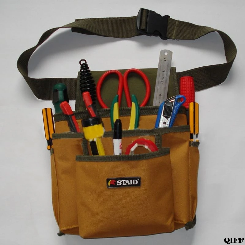 

Electrician Waist Pocket Tools Belt Pouch Bag 600D Oxford Screwdriver Kit Holder Hardware Storage OutdoorJun18