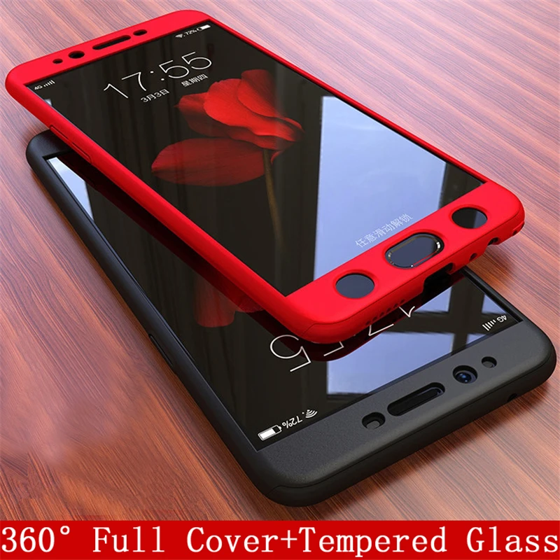 Water Resistant For Samsung J6 2018 J3 J5 J7 Pro 2017 360 Full Cover Case And Tempered Glass Galaxy J2 2016 DYee |