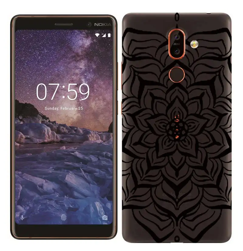 Silicone Case for Nokia 7 Plus 2.1 3.1 5.1 6.1 Soft TPU Painted Fundas for Nokia 3 5 6 7 8 Transparent Cover for Nokia X6 Shell  (17)
