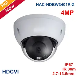 Новый 4mp 2 К коаксиальный Камера HAC-HDBW3401R-Z Моторизованный объектив 2,7-13,5 мм ИК 30 м купол Камера Водонепроницаемый IP67 CCTV Cam Системы