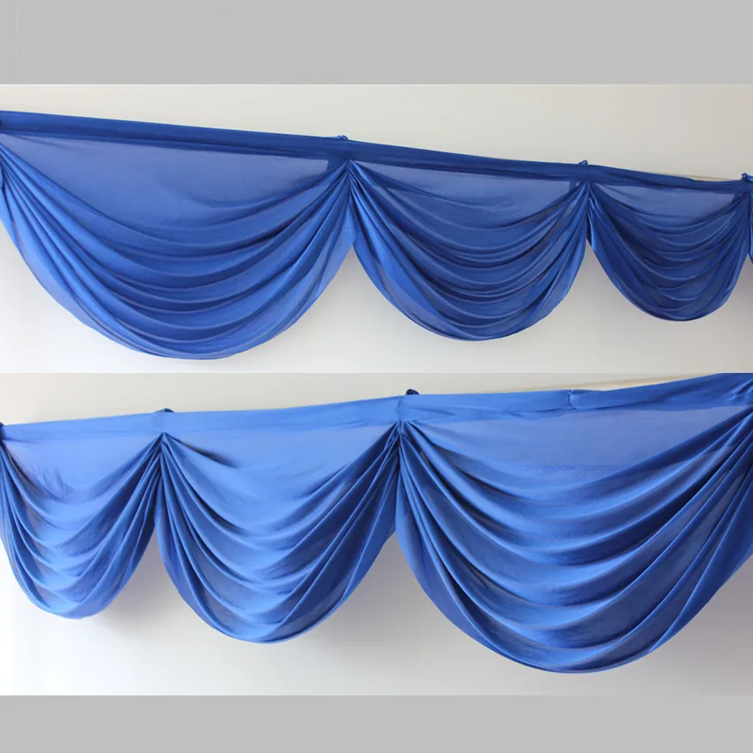 Customized Ice Silk Wedding Swag Wedding Drapery Designed for Table