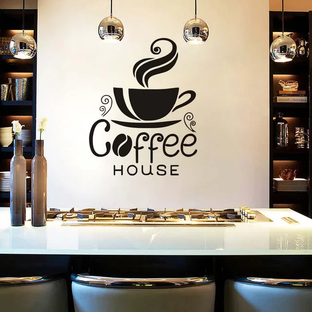Best Price 2017 New Art Wall Sticker Coffee House Words Coffee Beans Removable Wallpaper Vinyl Decal Dining Room Home Decor Dropshipping Best Price 2017 New Art Wall Sticker Coffee House Words Coffee Beans Removable Wallpaper Vinyl Decal Dining Room Home Decor Dropshipping