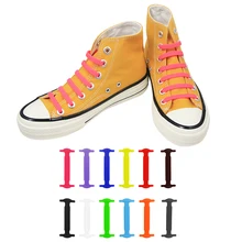 Без галстука эластичные шнурки для женщин I-shaped шнурки для обуви все кроссовки подходят Ремешок Модные ленивые шнурки 16 шт./компл