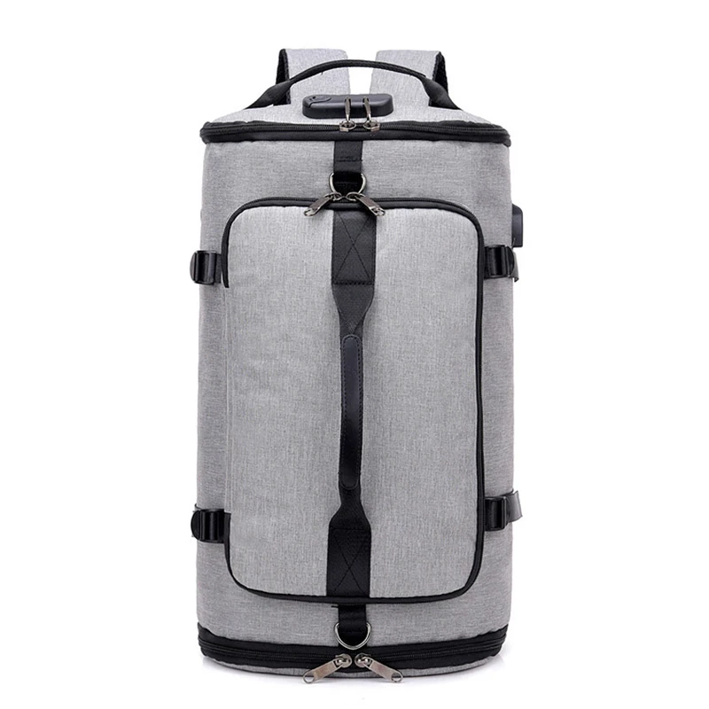 

OZUKO Large Capacity Multifunctional Waterproof Men Backapck USB Charge Laptop Backpack Fashion Travel Bag for Boy and Girl Bags