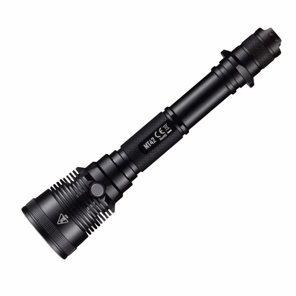 Бесплатная доставка NITECORE MT42 1800 люменов CREE XHP35 HD высокой интенсивности охота свет