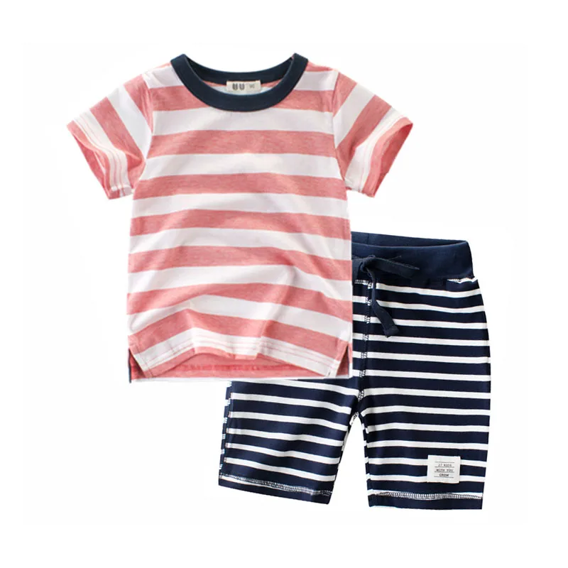 

Boys Sets 2018 Casual Children Clothing Cotton Short Sleeve 2pcs Kids T-shirts and Shorts 2 3 4 5 6 7 8 year Summer Boys Clothes