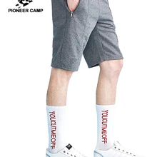 Pioneer camp новые летние Брендовые мужские шорты Одежда повседневные трикотажные шорты мужские однотонные хлопковые качественные Бермуды короткие брюки ADK802135
