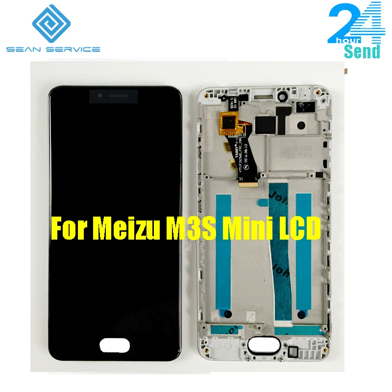

For Meizu M3s Mini Y685H Y685Q LCD Display With Touch Screen Digitizer Assembly Replacement With Frame 5.0 inch 1280*720P