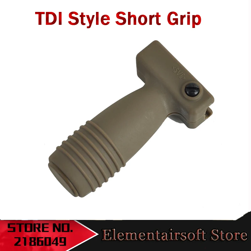 

Element Airsoft Tactical Plastic Bike Handle Cover Handgrip TDI Style Short Grip for Rail Dark Earth OT0404