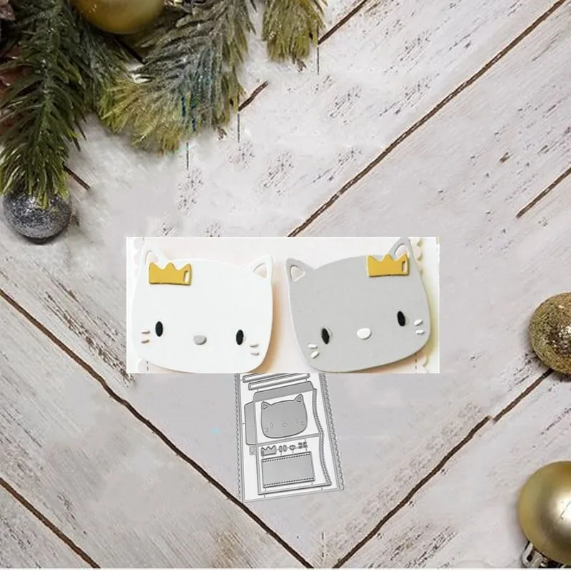

Metal Cutting Dies Sweet Cute Feline For DIY Scrapbooking Crafts Embossing Paper Cards Making New Arrival DIY Cut Dies for 2019