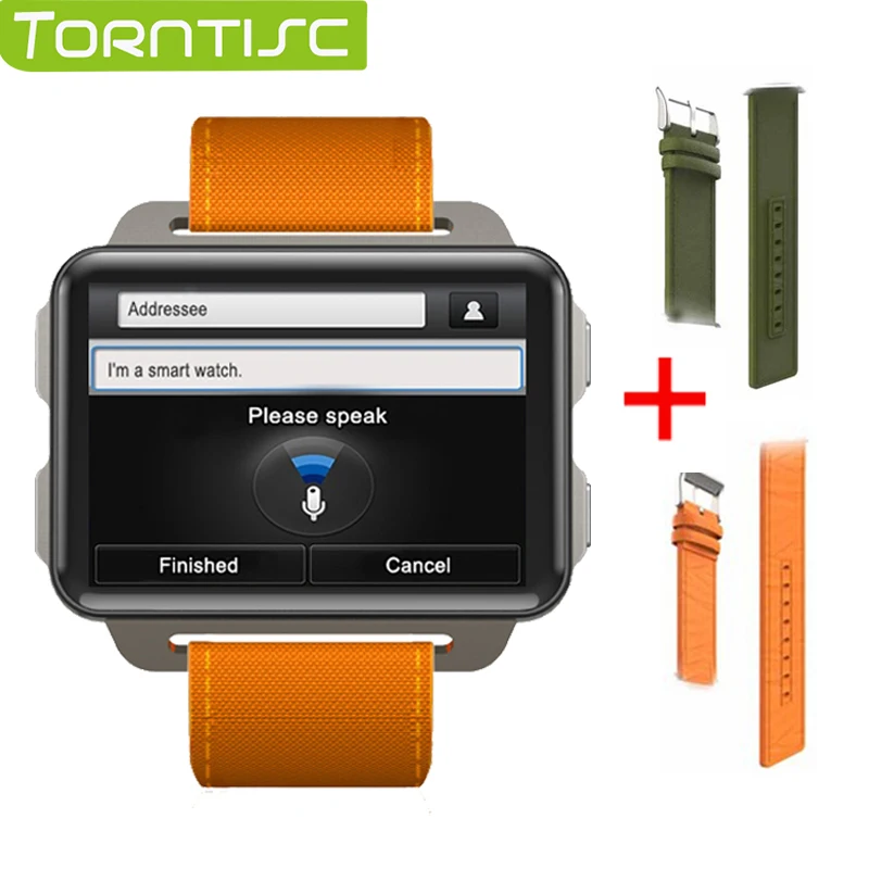 

Torntisc Android 5.1 Smart Watch Phone 1GB 16GB 1200 Mah Battery 2.2 Inch Display GPS WiFi Take Video 3G Smartwatch as LEM4 PRO