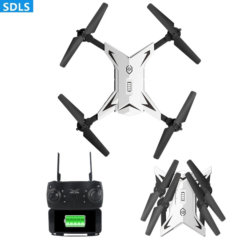 

Foldable Mini 2.4G RC Drone RC Quadcopter RC Helicopters 5.0MP 1080P WIFI FPV Camera Set Height Hover 3D Rolling 20 mins Flying