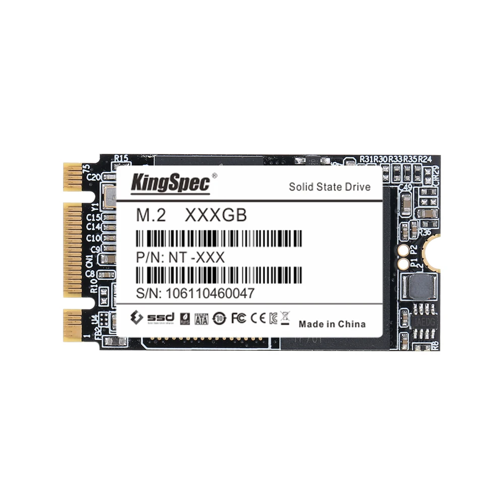 KingSpec SSD 22*42 мм M.2 SATA NGFF 500 Гб 256 ГБ 120 Внутренний твердотельный накопитель для