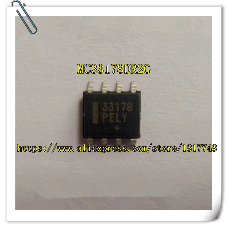 

50PCS/LOT MC33178DR2G MC33178 33178 SOP-8 Audio frequency dual operational amplifier integrated circuit chip