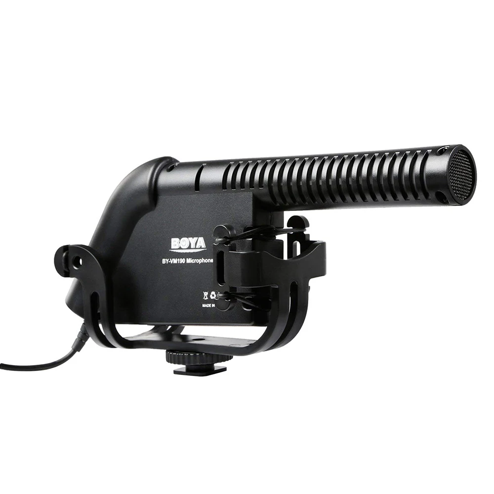 

Professional Camera Microphone BY-VM190P with Cover Windshiel Microphone for Photography Studio Accessories DSLR Video Camera