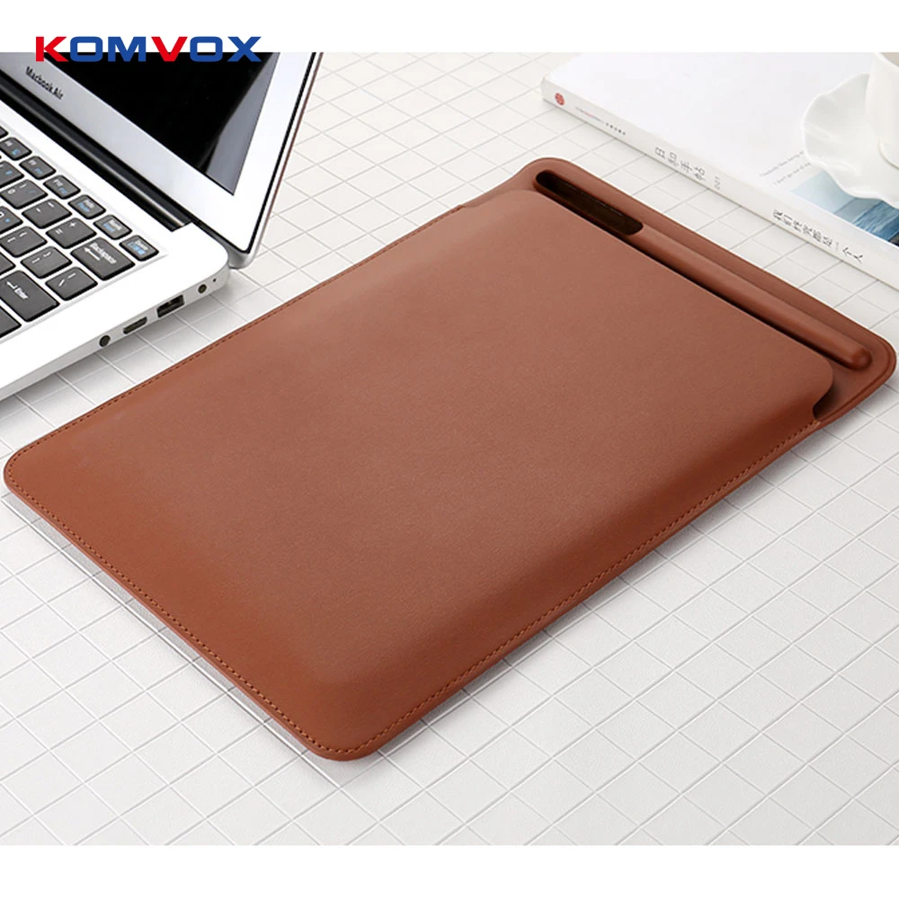 

PU Leather Sleeve Case for iPad Pro 12.9 Pouch Bag Cover with Pencil Slot for iPad Pro 12.9 inch Leather Sleeve