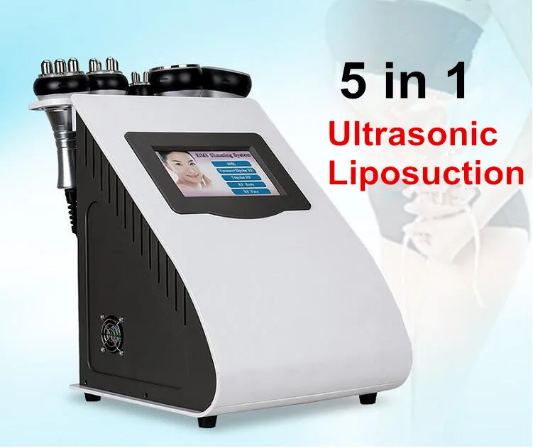 

5 in1 40K Cavitation Vacuum Multipolar bipolor RF laser Slimming radio frequency machine SKIN BODY SALON Ultrasonic Liposuction