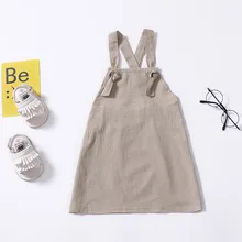 Летнее повседневное однотонное платье с принтом и открытой спиной для маленьких девочек милые повседневные платья для маленьких девочек хлопковый сарафан без рукавов для малышей