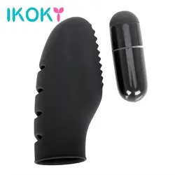 Ikoky g-пятно Клитор Вибрационный массажер-стимулятор для взрослых Секс-игрушки для Для женщин мини пальцем Вибратор влагалище стимуляция