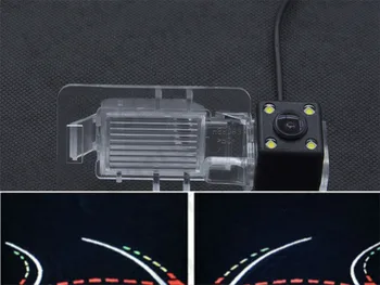 

4LED Dynamic Trajectory Tracks Car Rear view Camera BackUp Reverse Parking Camera for Great Wall HOVER H3 H5 HAVA Reverse Camera