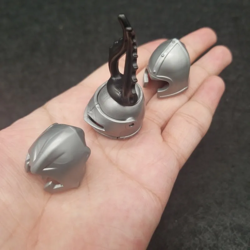

2 Styles Playmobil Helmet Armor Cap Accessory Warrior Soilder Action Figure Model Weapon For DIY Gift For Kids X121