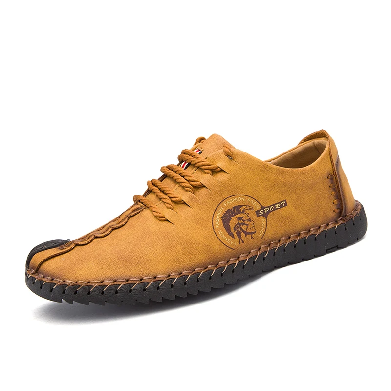 

Men Casual Shoes Yellow Black Bottom Shoes Adult Breathable Lace-up Male Shoes Hombre Big Size 38-46