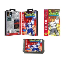 Каратель игра Sega карты с ручной книгой и розничной коробкой для Mega Drive/Genesis консоли области бесплатно