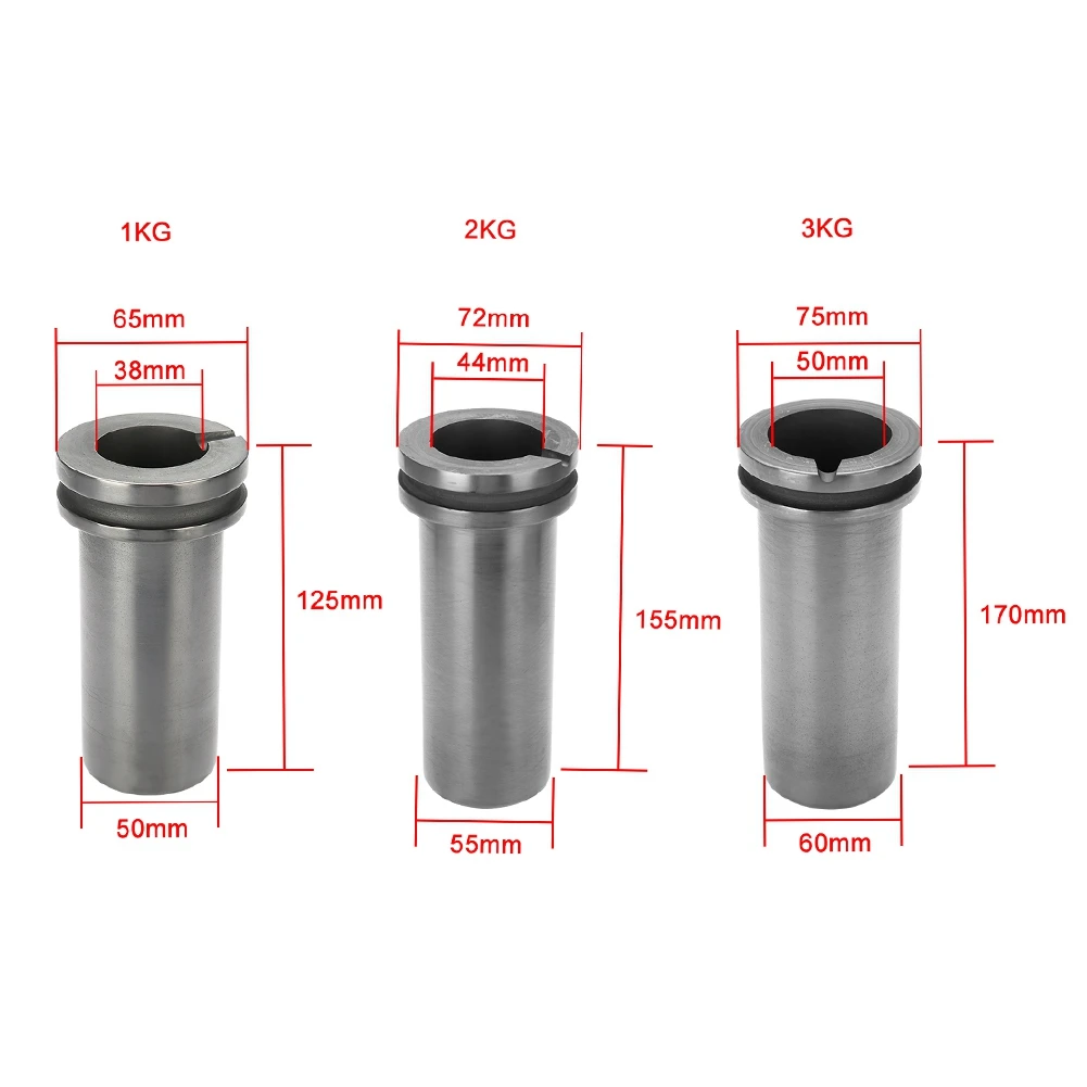 1 кг/2 кг/3 кг высокий чистый графитовый тигель чашка Металл золото серебро лом плавильной печи Литье Плесень Ювелирный инструмент для плавления ювелирных изделий