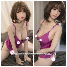 WMDOLL 165cm Realistic Silicone Sex Dolls Real Size Sex Robot Anime Love Dolls Lifelike Vagina Pussy Adult Doll