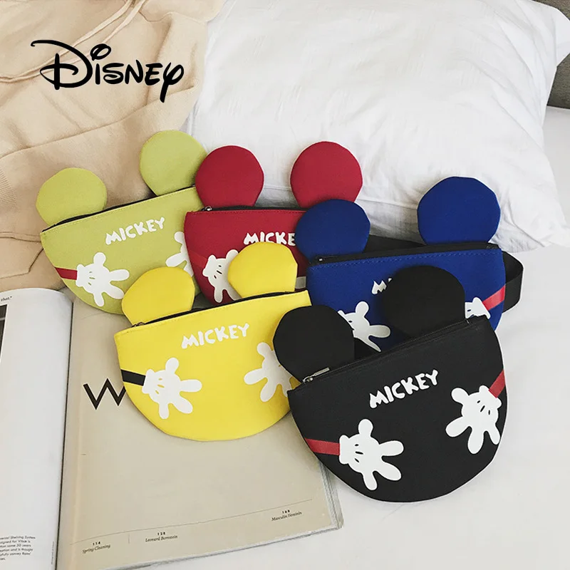 

2019 Disney Cartoon Mini Mickey Mouse Women's Bags Small Shoulder Bags Crossbody Bags For Girls Plush Bags For Female Girl Gifts