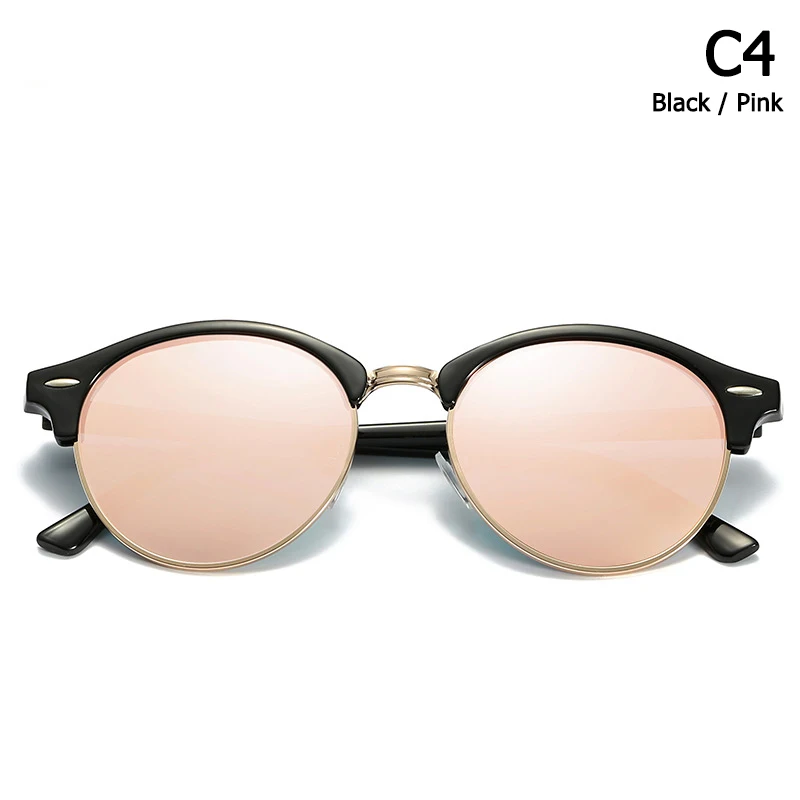 JackJad модные классические 4246 Clubround стильные поляризованные солнцезащитные очки унисекс винтажные новые брендовые дизайнерские солнцезащитные очки Oculos De Sol - Цвет линз: C4