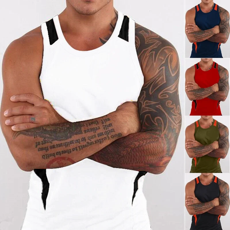 

ZOGAA 2019 Fashion Mens Tank Tops Shirt Casual Quick Dry Slim Fit Sleeveless Gym Shirt Men Tank Top Bodybuilding Men Gym Clothes