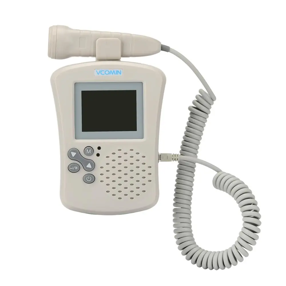  Vcomin Fetal Doppler hand-hold Pocket portable sound Baby heart pregnancy Ultrasound fetal doppler 
