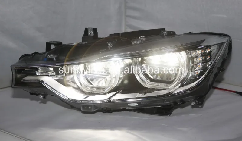 Для BMW F30 F35 318 320 325 328 330 335 светодиодный Ангельские глазки фар сборки SY