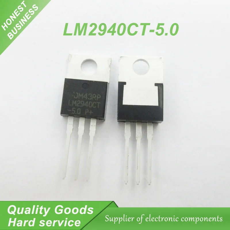 thumbnail image 2 of 5pcs LM2940T LM2940T-9.0 IC REG LDO 9V 1A TO220-3 NS NEW 2 of 13