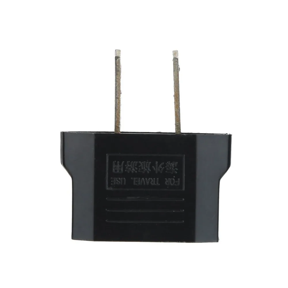 Универсальный С EU на US AC Мощность штекер Адаптер дорожный преобразователь черный дорожное Сетевое зарядное устройство конвертер