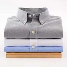 Мужские рубашки в повседневном стиле Camisa, однобортные рубашки с отложным воротником ярких цветов, удобные рубашки из ткани Оксфорд