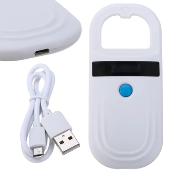 

New ISO FDX-B Animal Chip Dog Reader RFID Microchip Pet Scanner 134.2kHz/125kHz Portable Pet Microchip Recognition Tag Scanner
