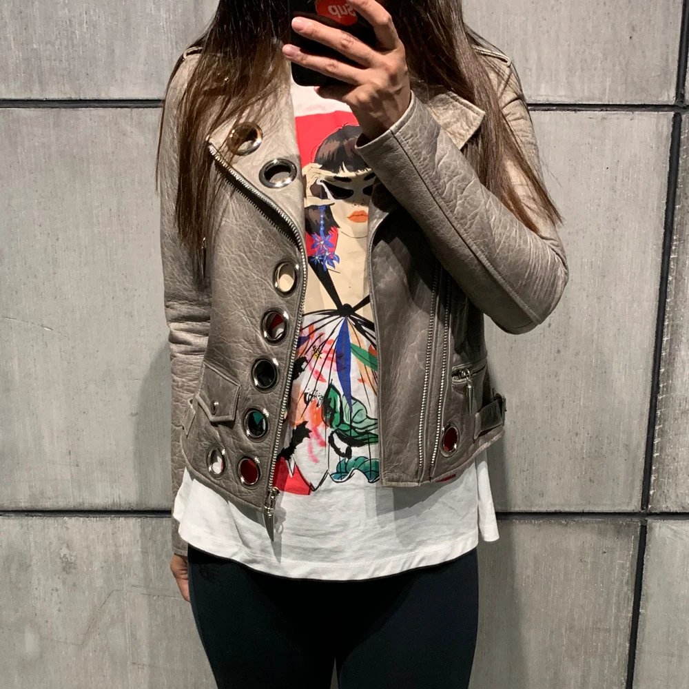 

ladies leather jacket women real leather jacket genuine sheepskin jacket