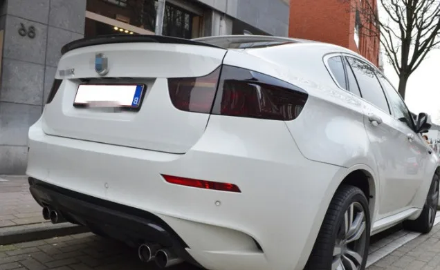 Для BMW X6 E71 e72 внедорожник спойлер задний Багажник крыло P Стиль Высокое качество ABS