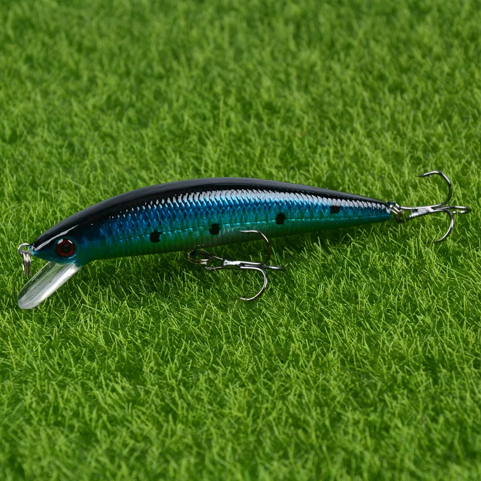 1 قطعة الصلب أسماك الصيد السحر 9.5 سنتيمتر/9.5g العائمة Crankbaits البلاستيك Wobblers إيسكا الاصطناعي الطعوم ل باس